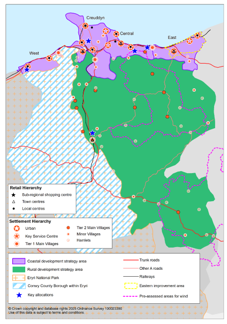 map showing RLDP key diagram