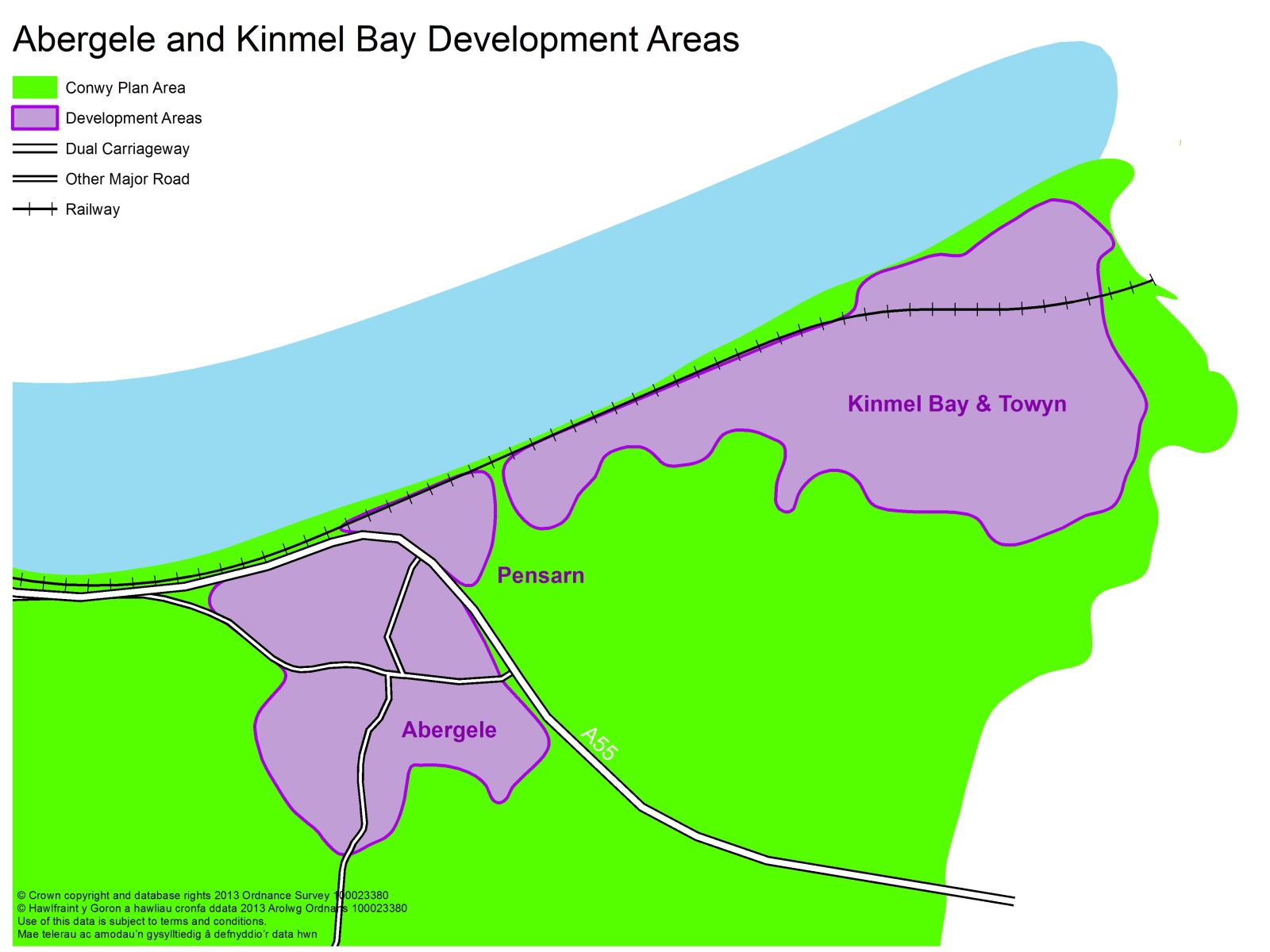 Abergele, Towyn and Kinmel Bay (including Pensarn) Development Areas